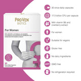 Pro-Ven Probiotics Womens Lactobacillus & Bifidus With Cranberry 30 Pack