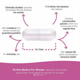 Pro-Ven Probiotics Womens Lactobacillus & Bifidus With Cranberry 30 Pack