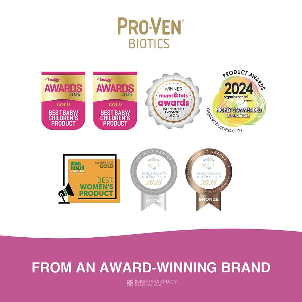 Pro-Ven Probiotics Womens Lactobacillus & Bifidus With Cranberry 30 Pack