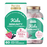 Pro-Ven Vitamins Kids Immunity Mixed Berry Flavour 60 Chewables