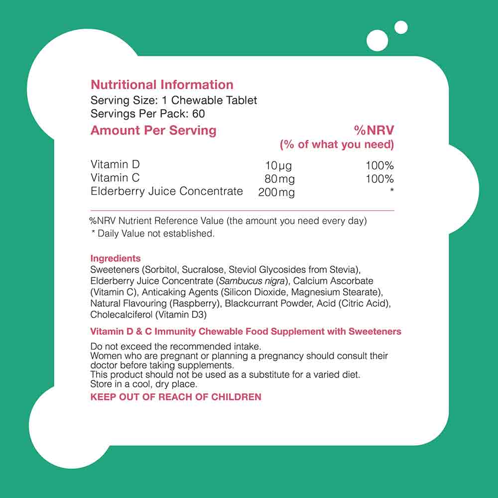 Pro-Ven Vitamins Kids Immunity Mixed Berry Flavour 60 Chewables