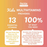 Pro-Ven Vitamins Kids Multivitamin Raspberry Flavour 60 Chewables