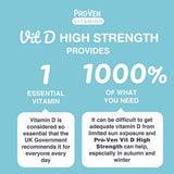 Pro-Ven Vitamins Vitamin D High Strength Fruit Chewables 60 Pack
