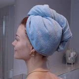 Protecht Dry Plus Super Absorbent Hair Towel Blue Fog
