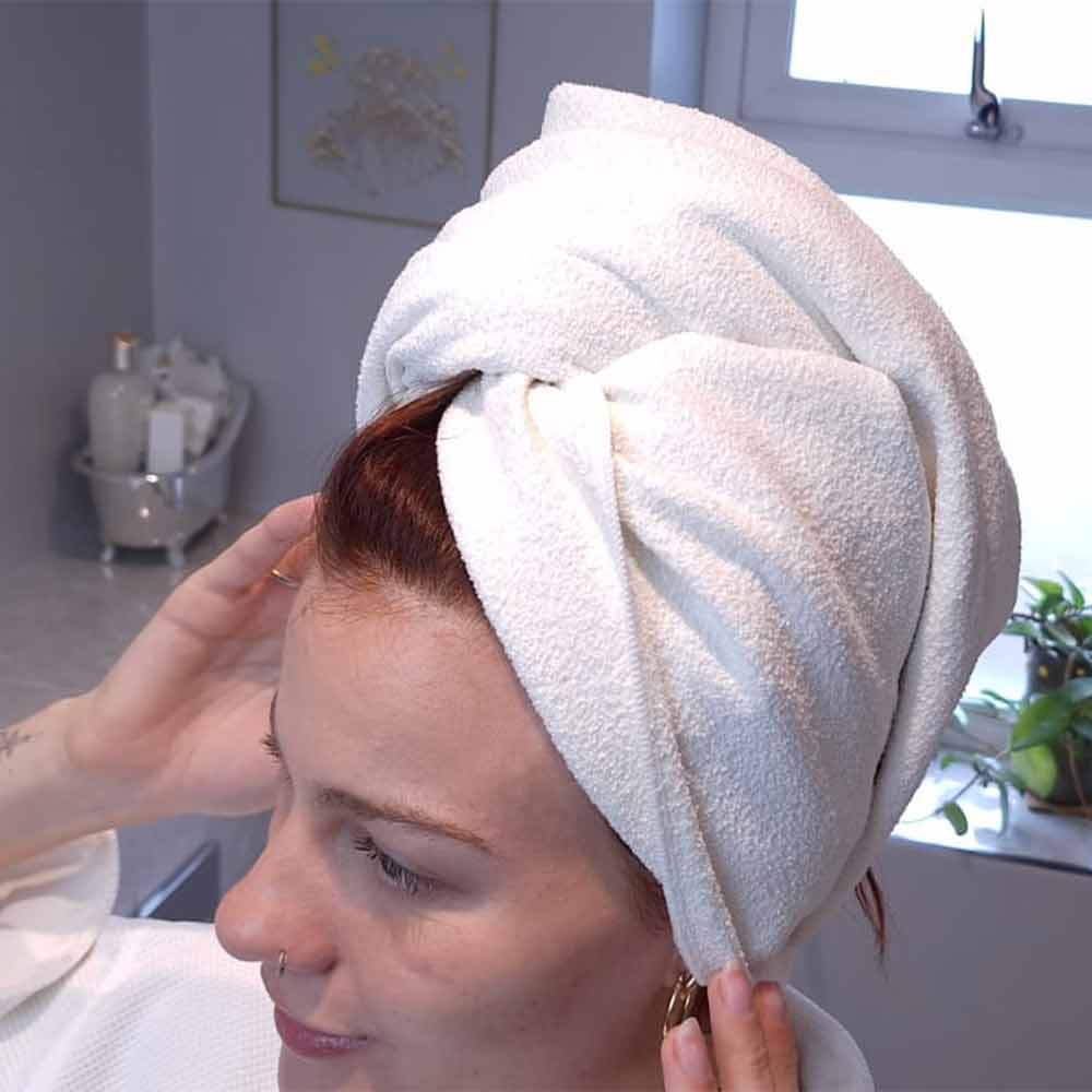 Protecht Dry Plus Super Absorbent Hair Towel White