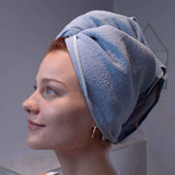 Protecht Dry Plus Super Absorbent Hair Turban Blue Fog