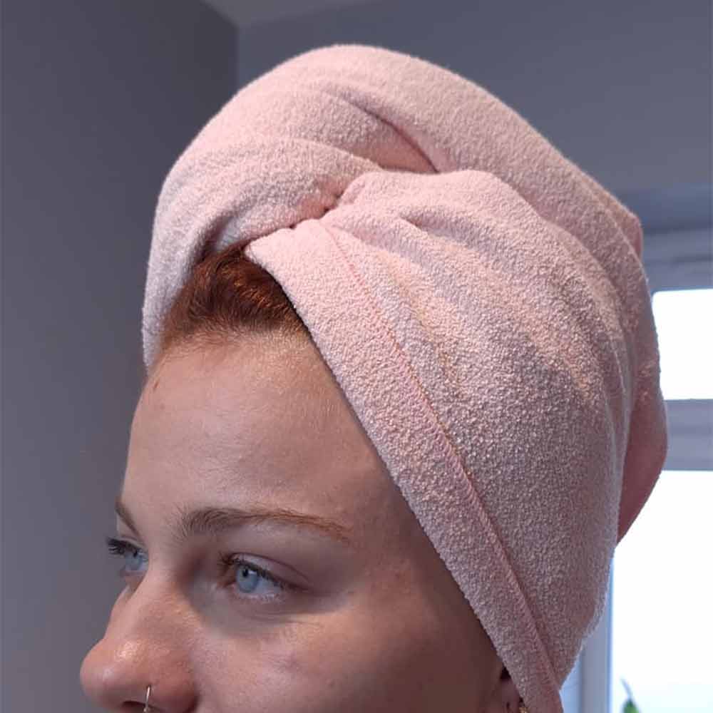 Protecht Dry Plus Super Absorbent Hair Turban Gossamer Pink
