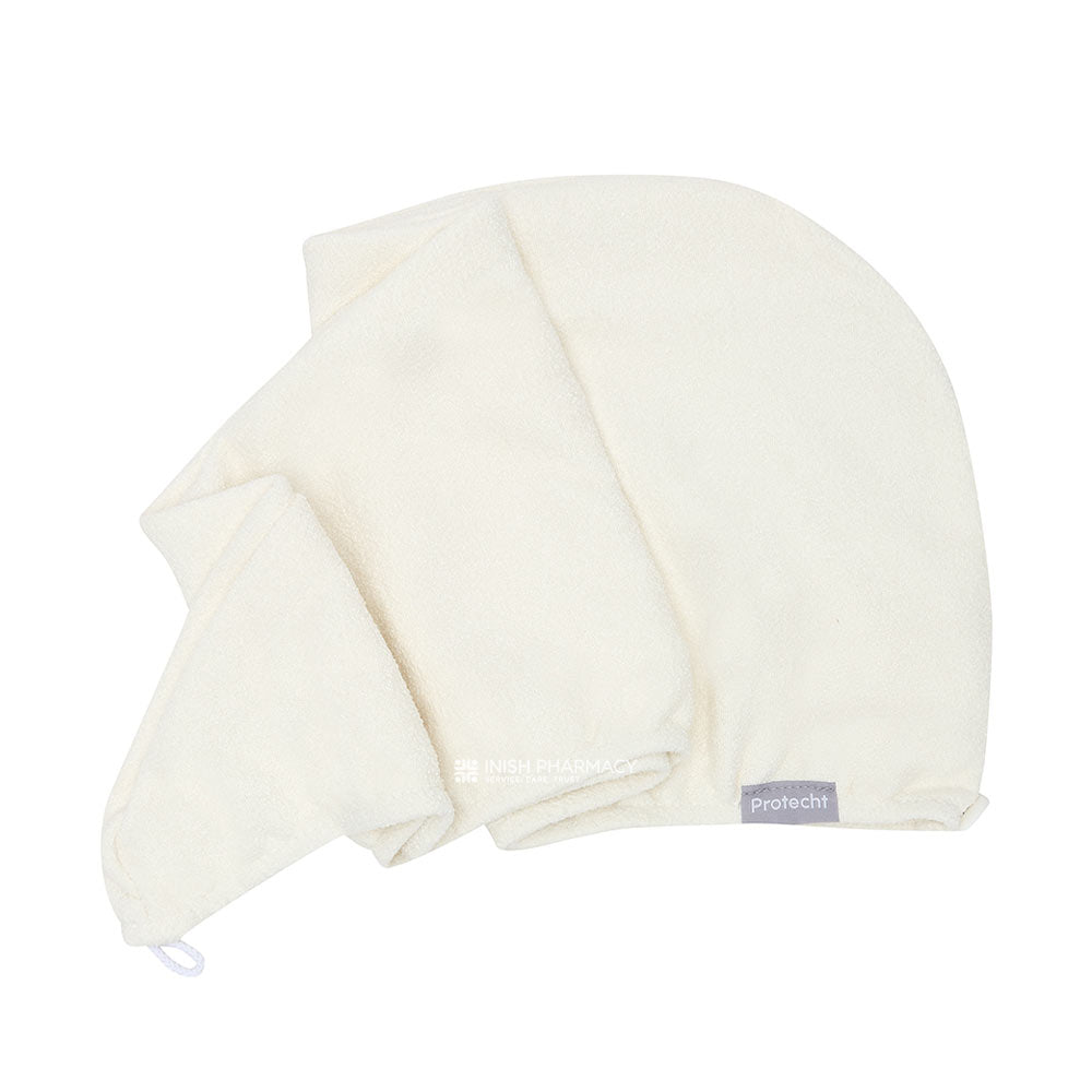 Protecht Dry Plus Super Absorbent Hair Turban White