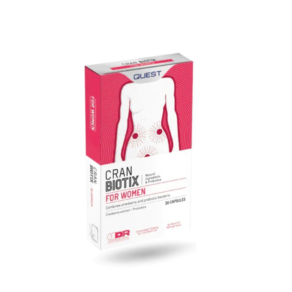 Quest Cranbiotix Cranberry & Probiotic Bacteria 30 Pack