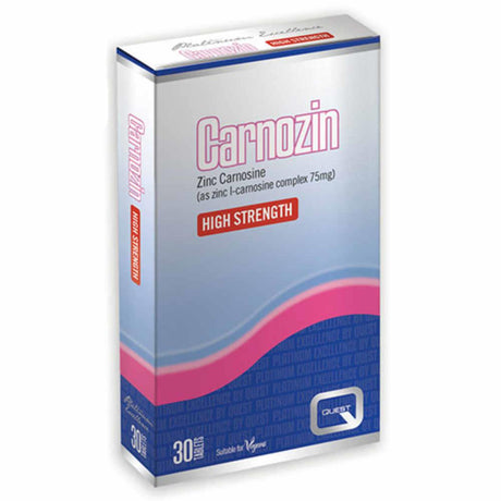 Quest Zinc Carnozin 30 Pack – zinc to support the immune system and wound healing