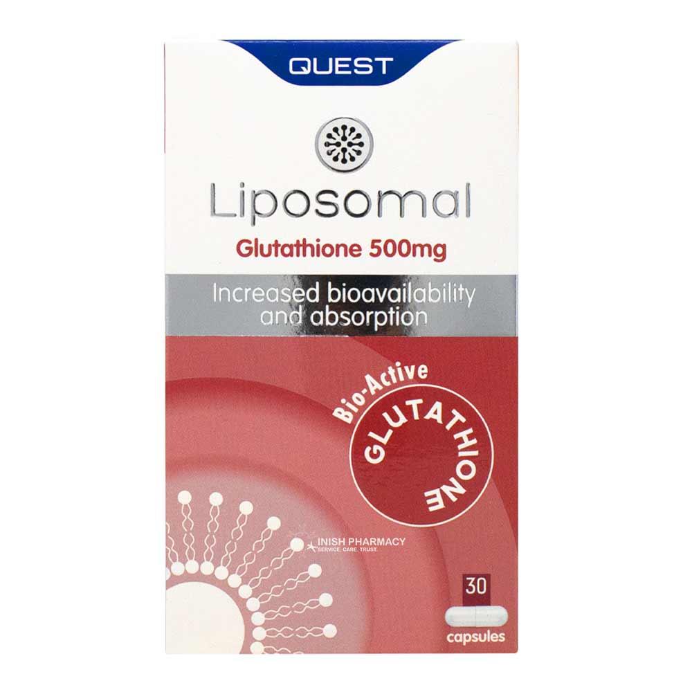 Quest Liposomal Glutathione 500mg 30 Capsules Inish Pharmacy Quest Liposomal Glutathione 500mg 30 Capsules Inish Pharmacy