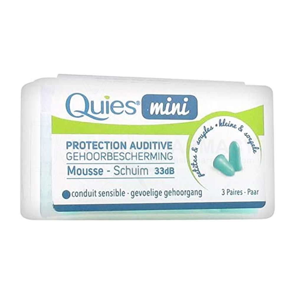 Quies MINI Foam Earplugs 3 Pairs