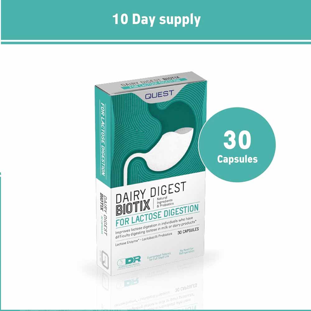 Quest Dairy Digest Biotix 30 Capsules