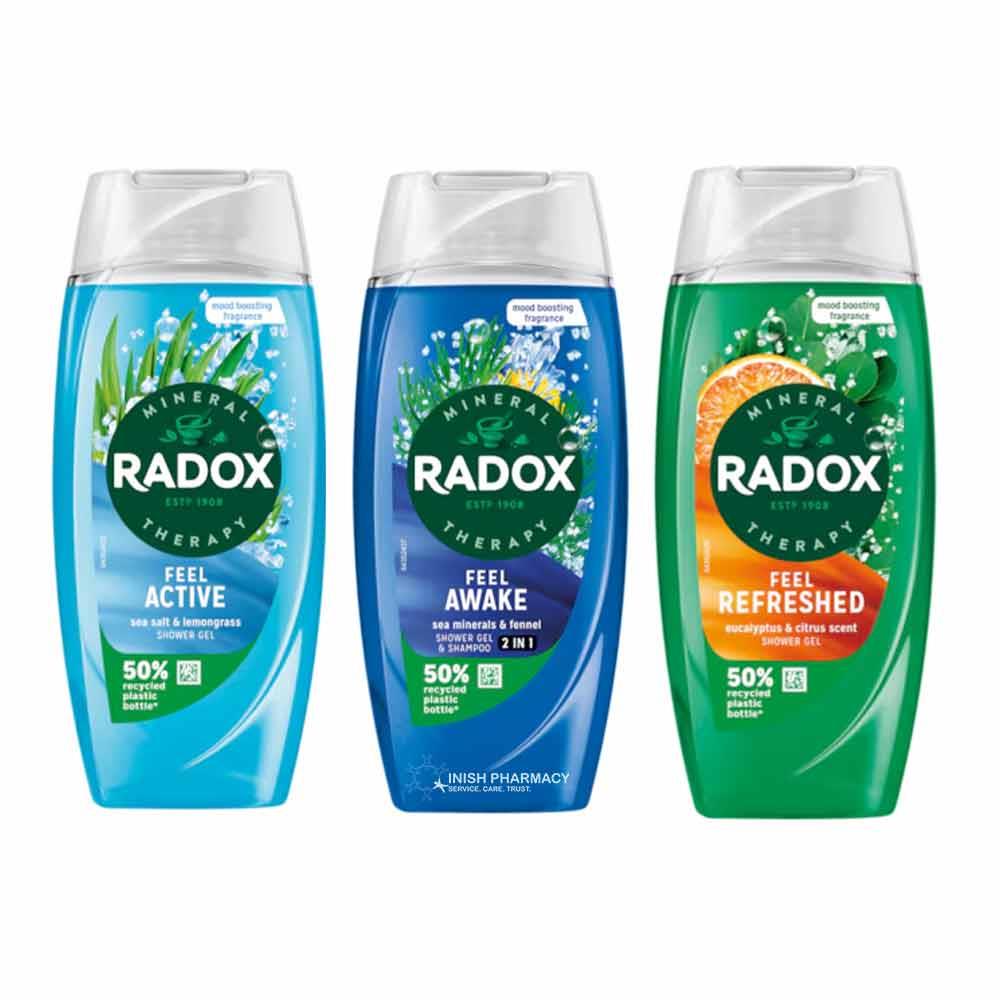 Radox Shower Men 225ml Triple Pack