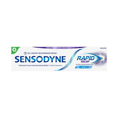 Sensodyne Sensitive Toothpaste Rapid Relief 75ml – whitens teeth for a brighter smile