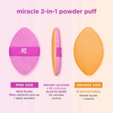 Real Techniques Miracle 2-in-1 Powder Puff Duo 2 Pack