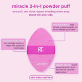 Real Techniques Miracle 2-in-1 Powder Puff Duo 2 Pack
