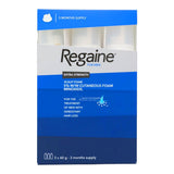 Regaine For Men Extra Strength Foam 5% Minoxidil 3 Month Supply 3x60g