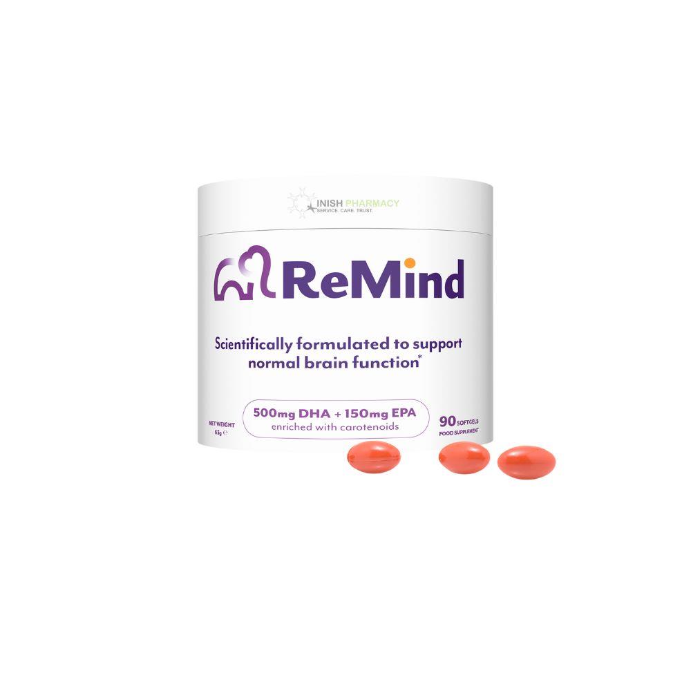 ReMind Formula To Support Brain Function 90 Softgels