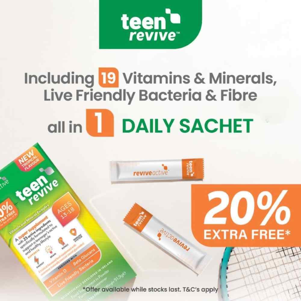 Revive Active Teen Revive Tropical Flavour 20 Sachets