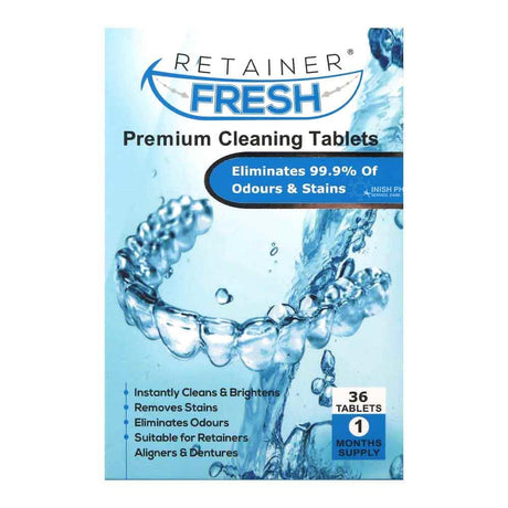 Retainer Fresh Cleaning Tablets 36 pack from Rf