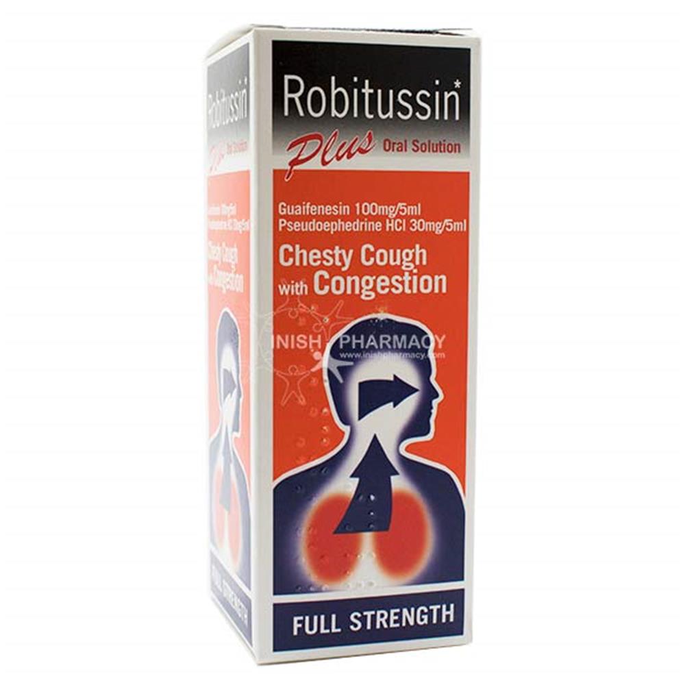 Robitussin Plus Chesty Cough With Congestion Sugar Free Oral Solution 100ml