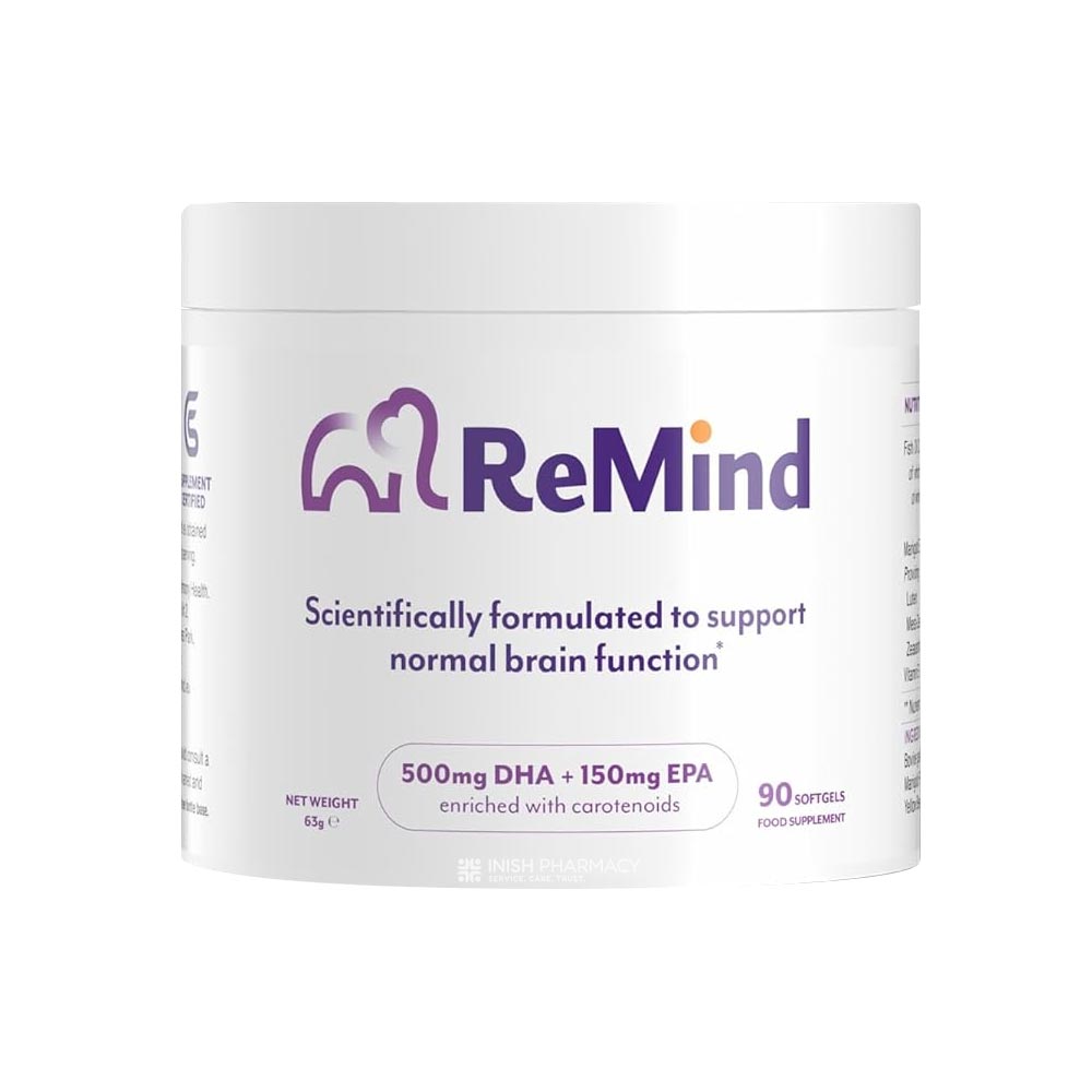 ReMind Formula To Support Brain Function 90 Softgels – omega-3 fatty acids to support heart and brain health