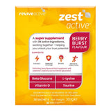 Revive Active Zest Active Berry Burst Food Supplement 30 Sachets – vitamins and minerals to support energy and wellbeing