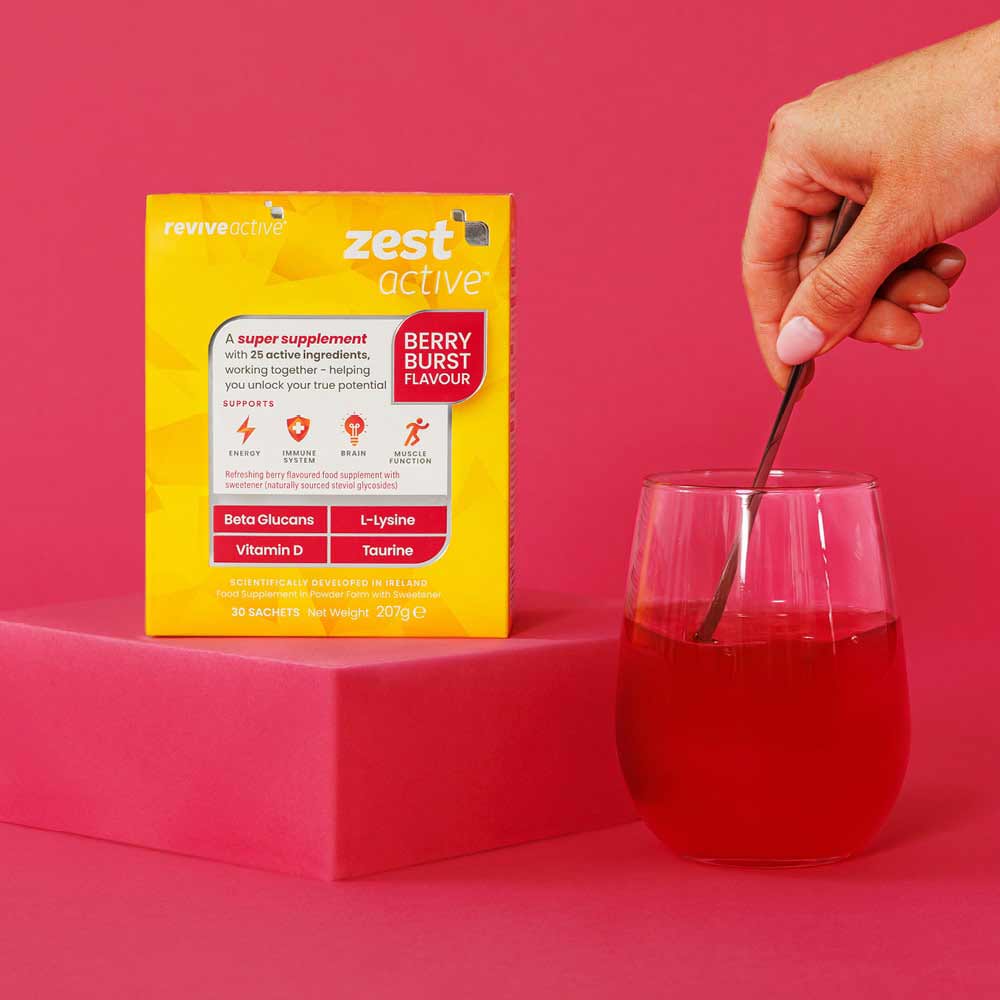 Revive Active Zest Active Berry Burst Food Supplement 7 Sachets
