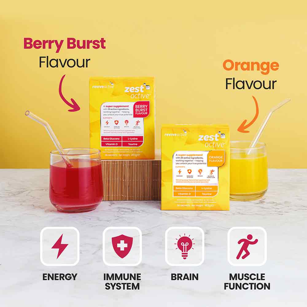 Revive Active Zest Active Food Supplement 30 Sachets