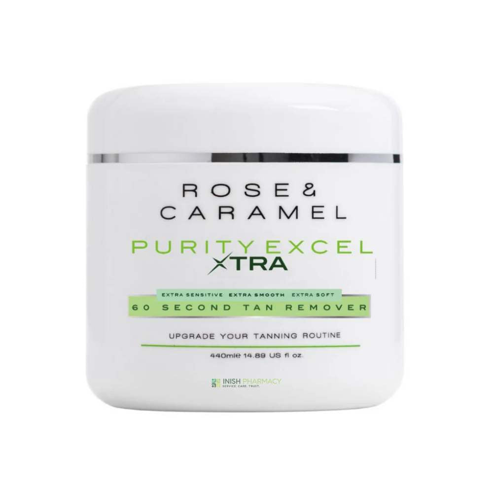Rose & Caramel Purity Excel 60 Second Tan Remover Xtra Sensitive 440ml