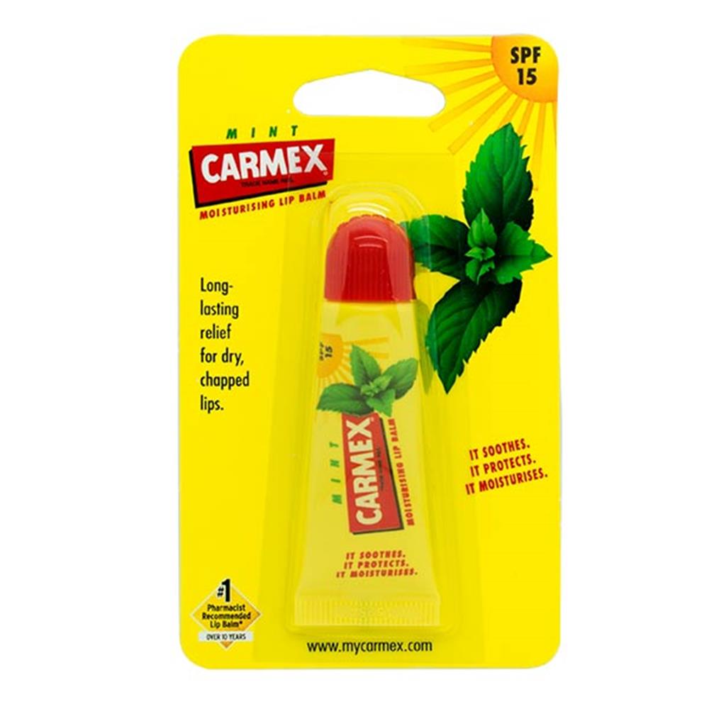 Carmex Lip Balm Mint Tube SPF15