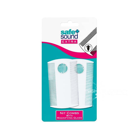 Safe & Sound Nit Combs With Magnifying Glass – treats and eliminates head lice