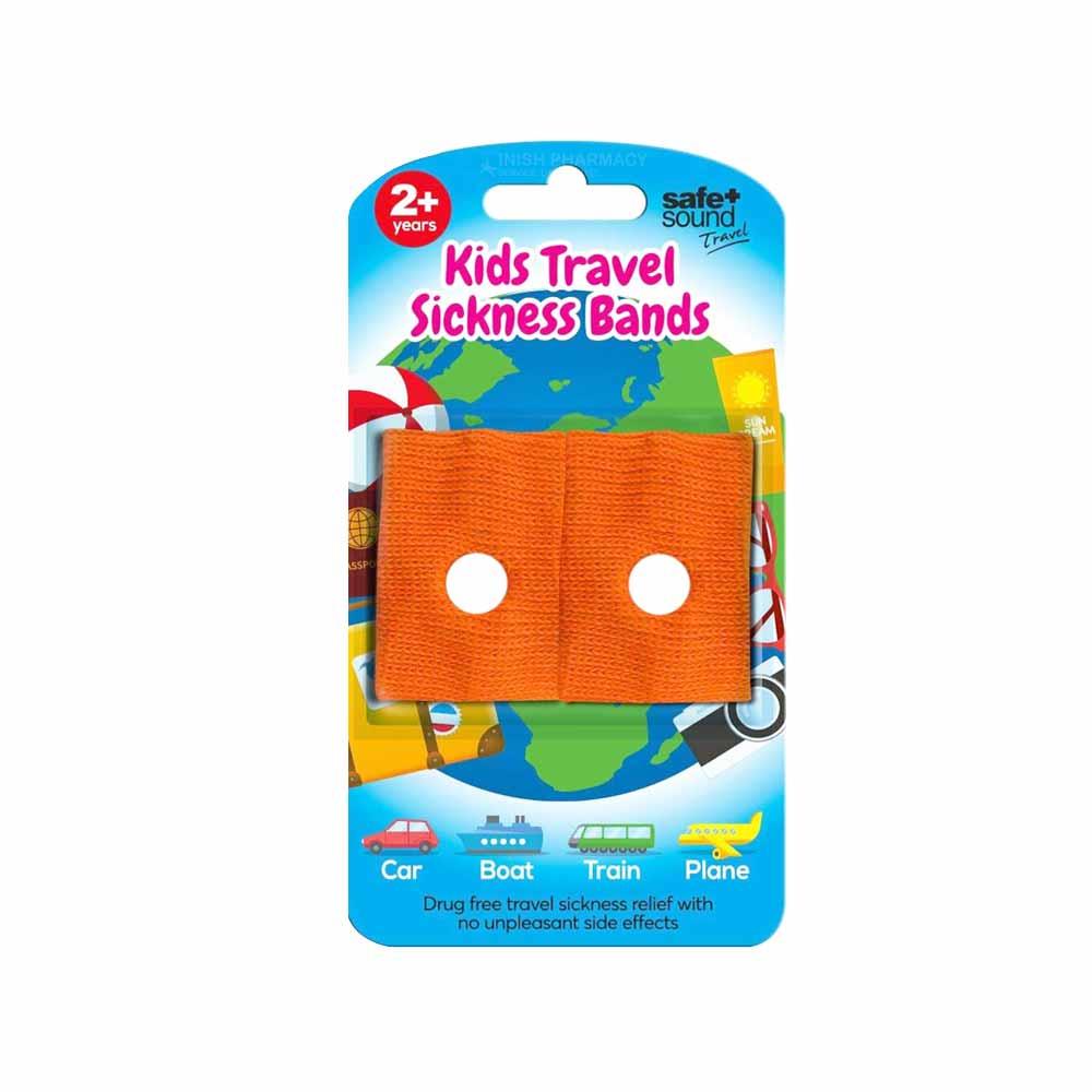 Safe & Sound Kids Travel Sickness Bands 2 Years+ 2 Pack