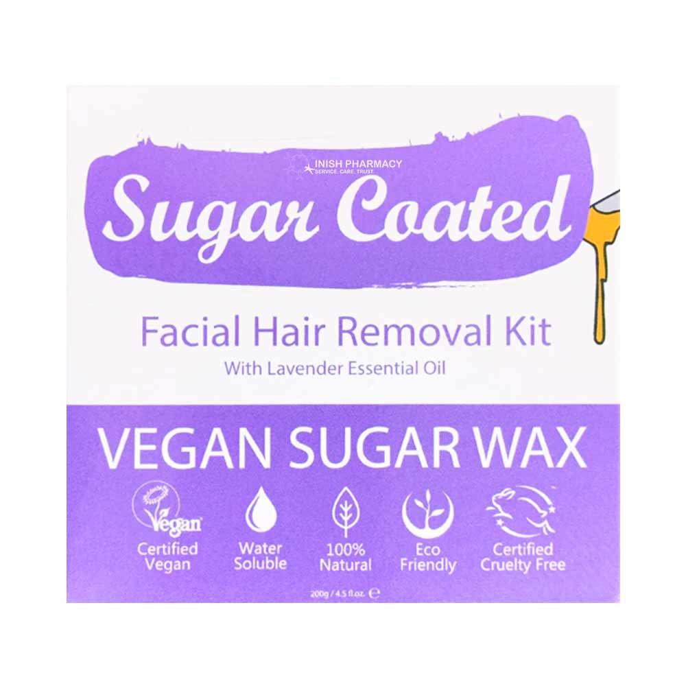 Sugar Coated Facial Hair Removal Kit Vegan Sugar Wax
