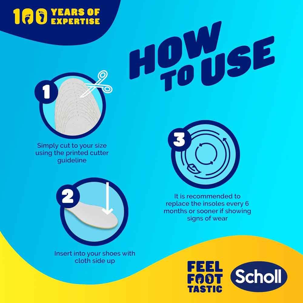 Scholl Warm Feet Insoles 1 Pair