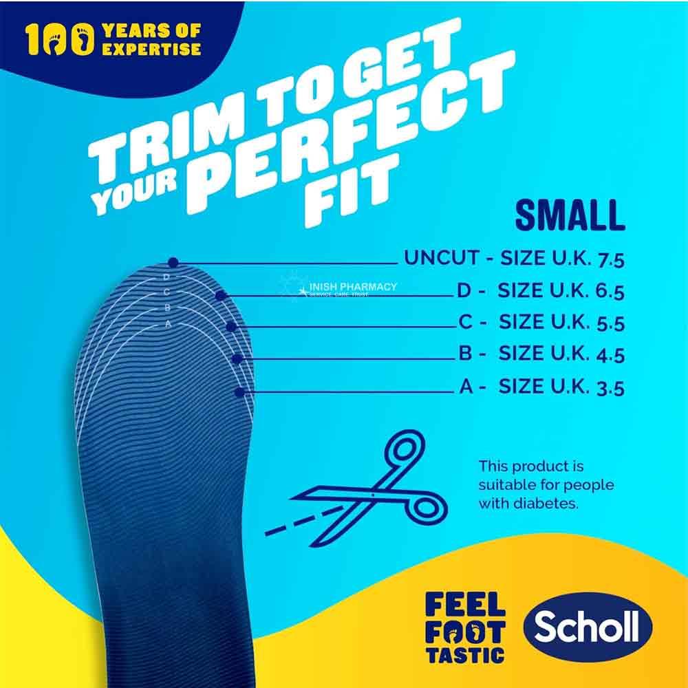 Scholl Gel Activ Trainer Insoles 1 Pair - Small