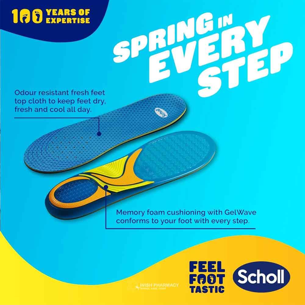 Scholl Gel Activ Casual Insoles 1 Pair - Large