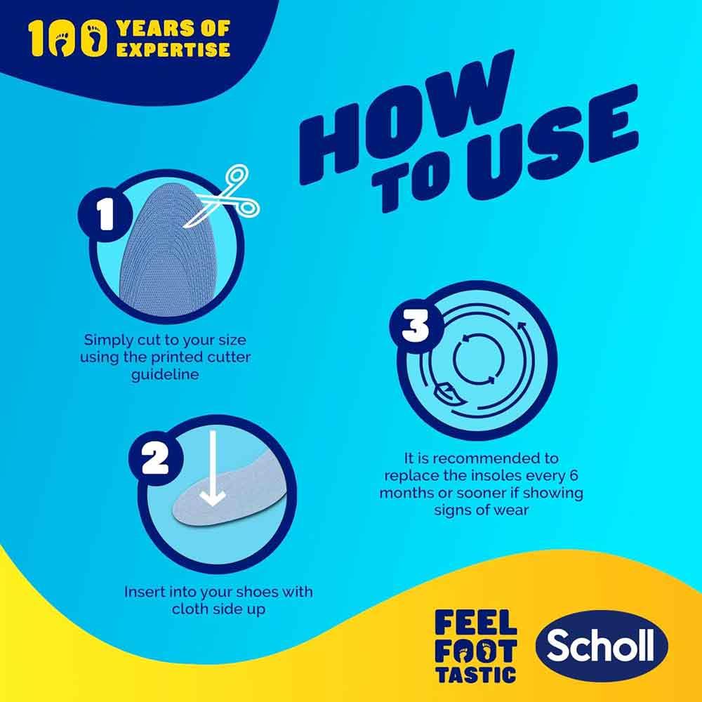 Scholl Shock Absorber Insoles 1 Pair