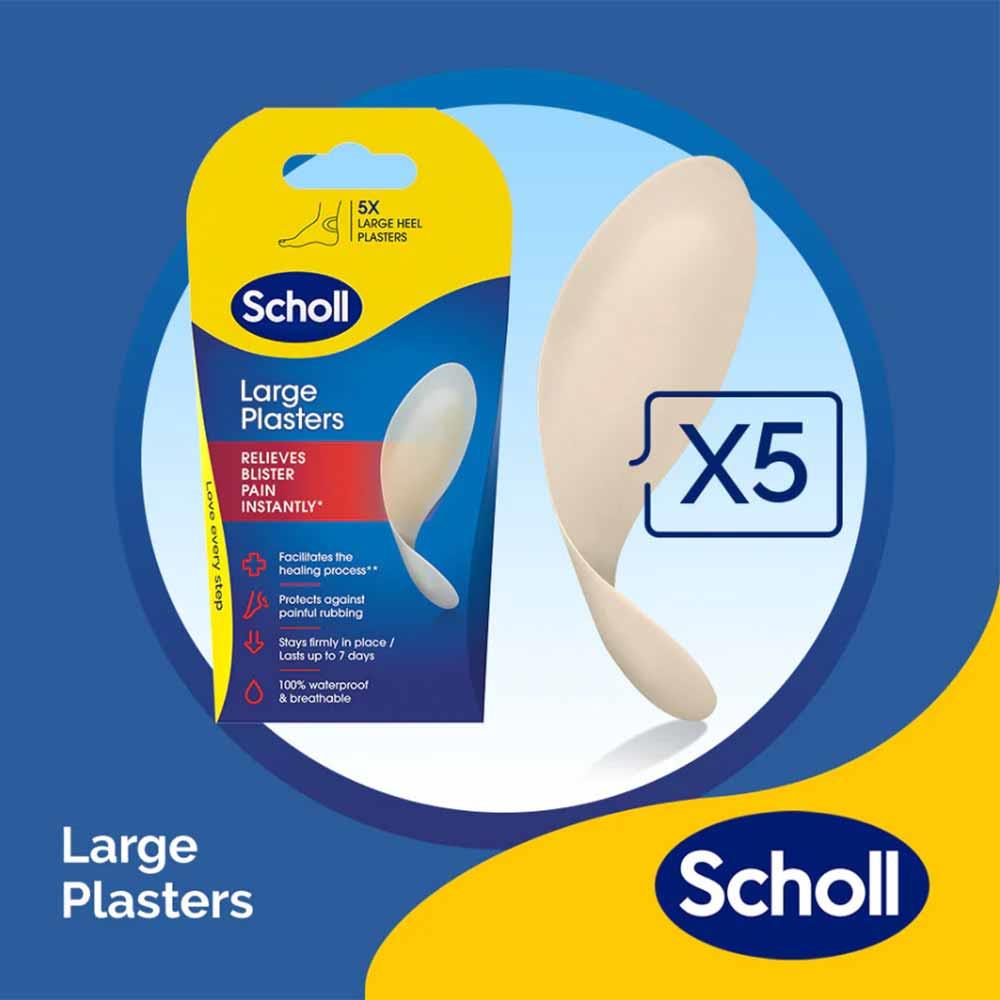 Scholl Large Blister Plasters 5 Pack
