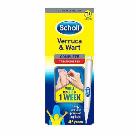 Scholl Verruca & Wart Treatment Pen – effectively treats and removes warts and verrucas