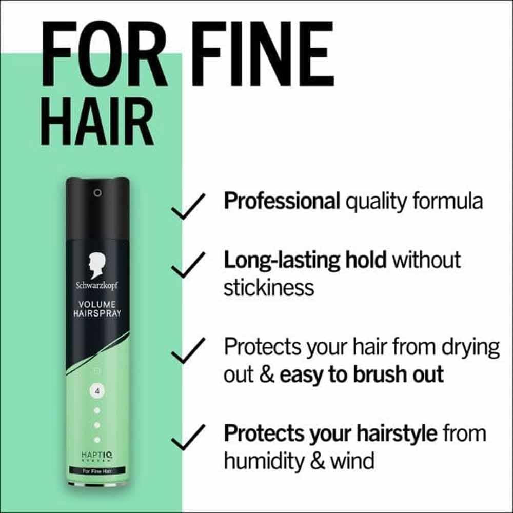 Schwarzkopf Volume Hairspray For Fine Hair 250ml