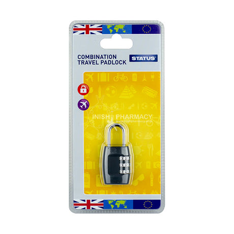 Status Combination Travel Padlock – relieves nausea and travel sickness