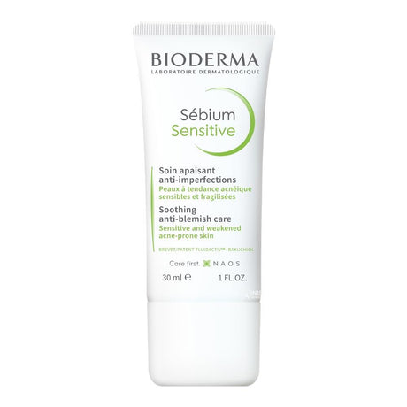 Bioderma Sebium Sensitive Soothing Anti-Blemish Care 30ml – gently cares for reactive, sensitive skin