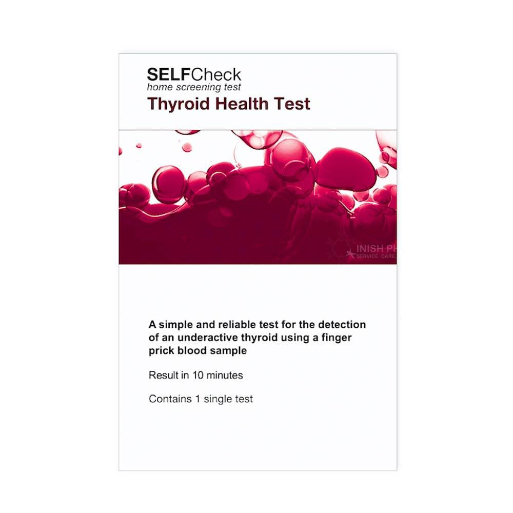 SELFCheck Home Screening Thyroid Health Test 1 Single Test
