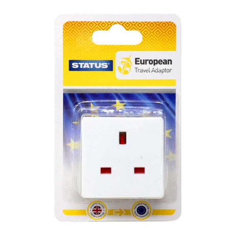 Status European Travel Adaptor – relieves nausea and travel sickness