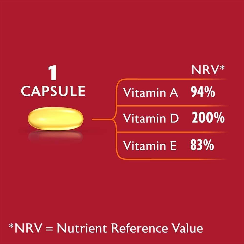 Seven Seas Maximum Strength Cod Liver Oil Capsules 60 Pack