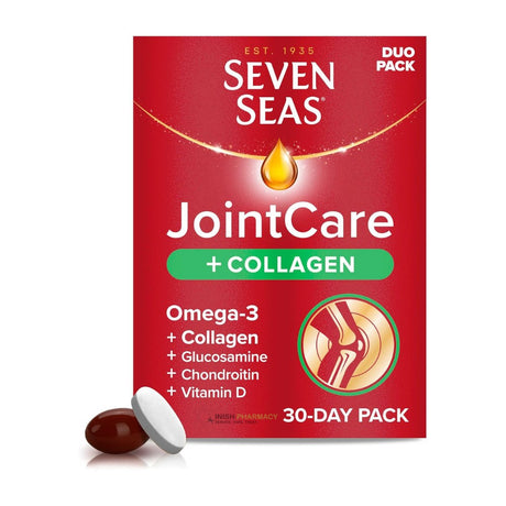 Seven Seas Active 55 Original Glucosamine Plus Omega 3 60 Capsules – omega fatty acids for heart and cognitive health