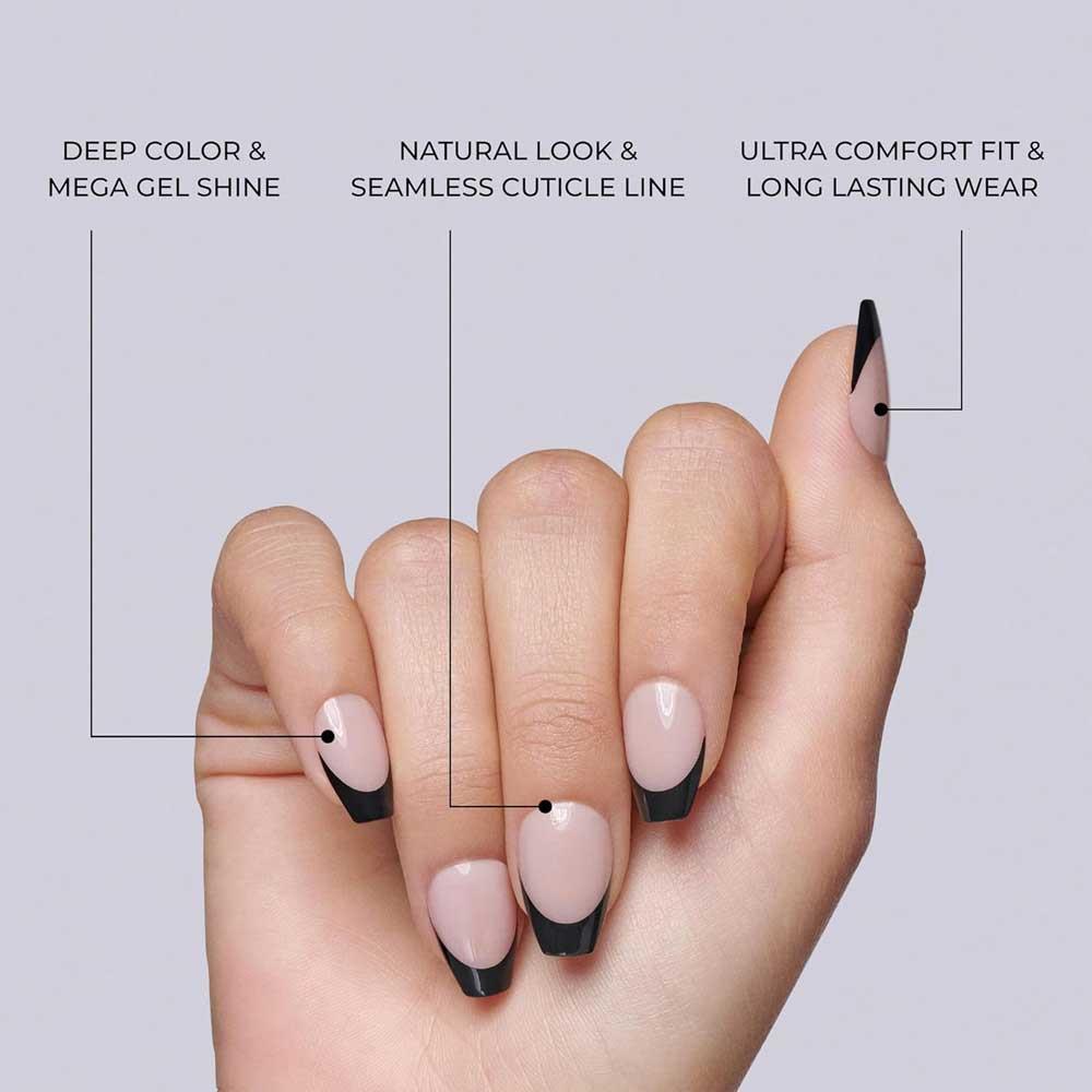 KISS Salon Acrylic French Color - Squared