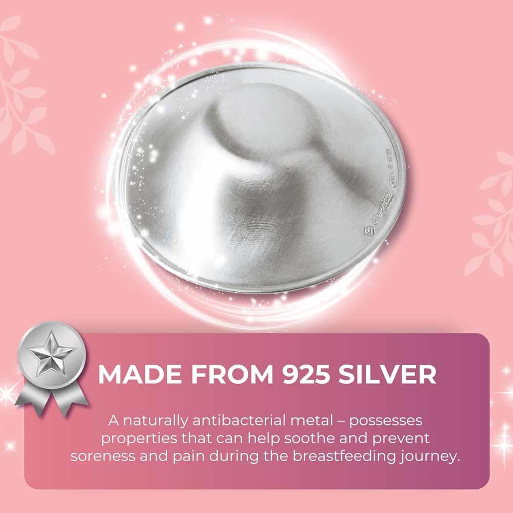 Silverette The Original Silver Nursing Cups XL 2 Pieces